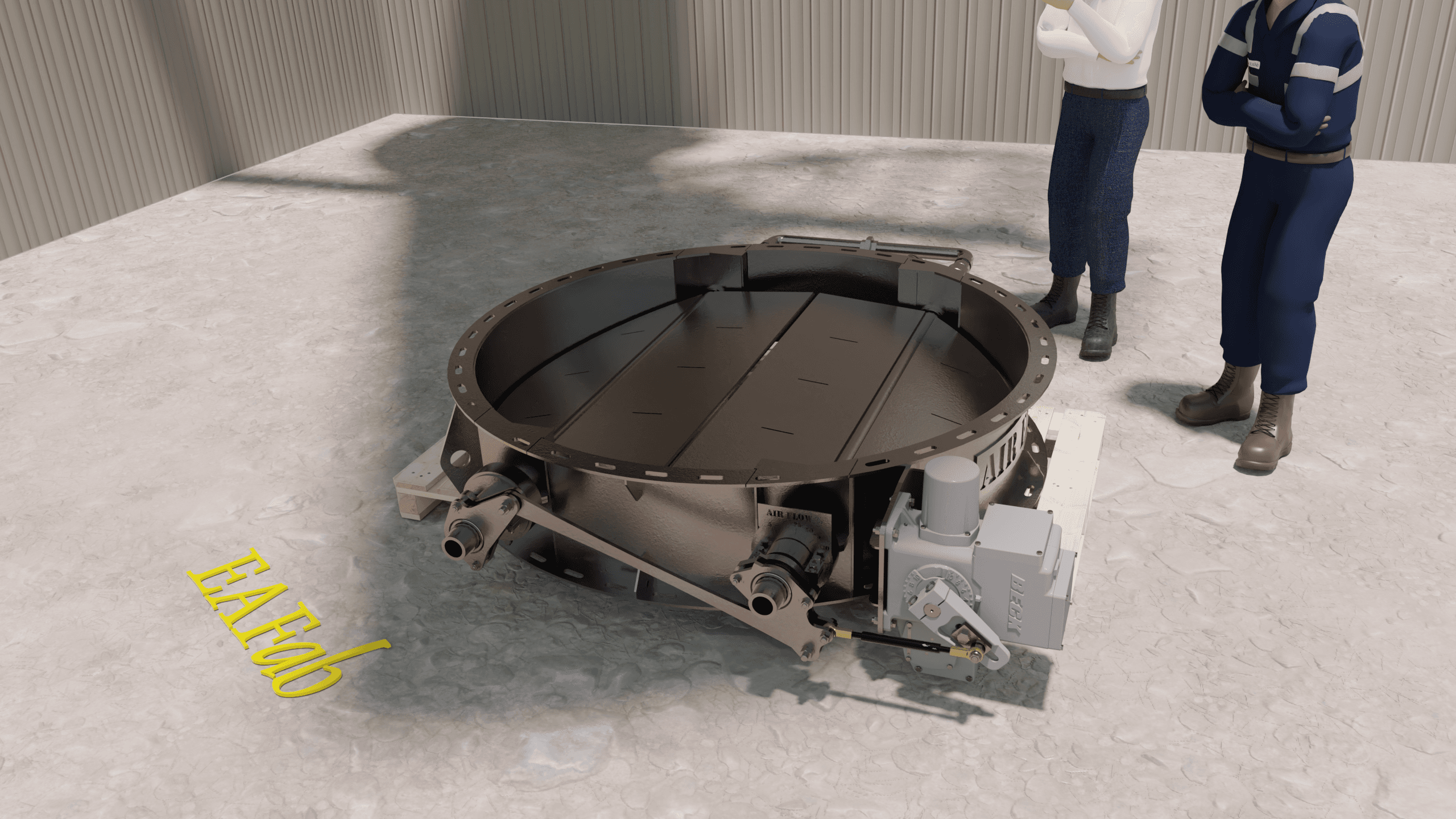 EAFab dry duct damper technology