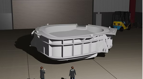 Lower shell structure