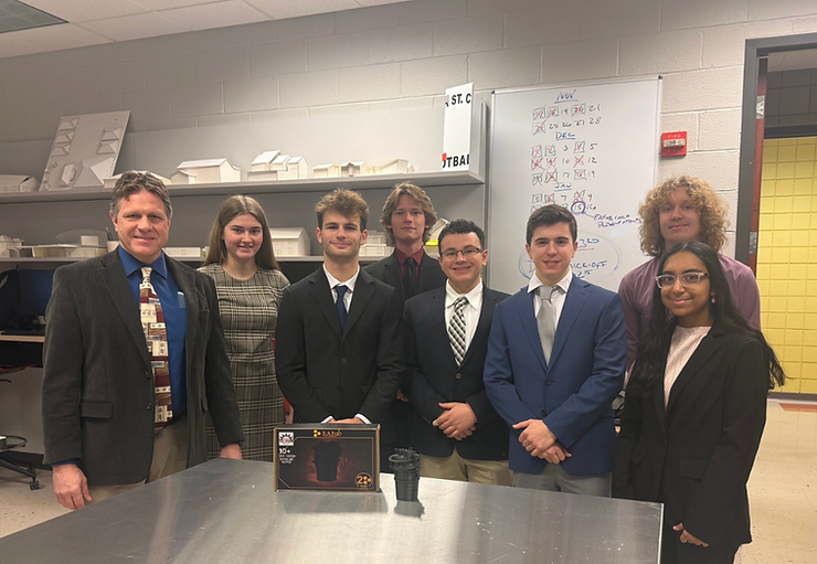 Upper St. Clair STEAM Students who worked on this portion of the project: Camryn Friday and Jonah Selig